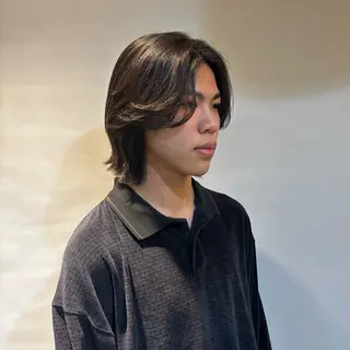 ミディアム メンズ HANA所属・林 小桃のヘアスタイル