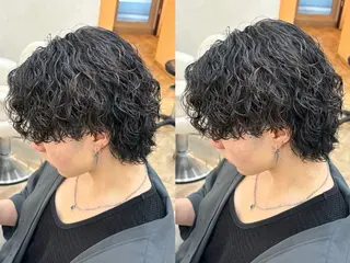 ショート パーマ メンズ パーマ職人DAIKI ツイスパ/波巻きのヘアスタイル