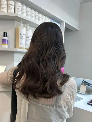 ロング カラー 渋谷/原宿♡PELE 縮毛矯正/ストレートのヘアスタイル