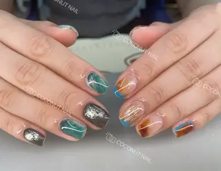 ネイル 神田 ココナッツのネイルデザイン