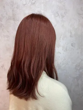 セミロング かめい りなのヘアスタイル