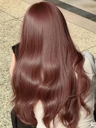 ロング カラー 透明感カラー🫧/ 髪質お悩み改善/みゆのヘアスタイル