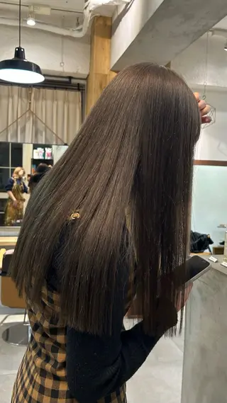 ロング じゅわっと暖色カラー 🍊Moemiのヘアスタイル