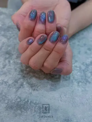 ネイル LEFTNAILS フィルインニュアンスのネイルデザイン