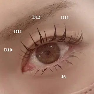 マツエク・マツパ フリラ所属・Frera 天王寺店のマツエク・マツパデザイン