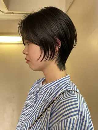 ショート カラー 安部佑哉/ハイトーン /レイヤー/グランジのヘアスタイル