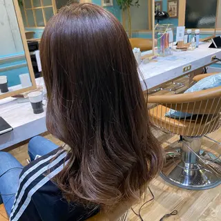 セミロング 山本翔一郎 韓国顔周りレイヤーのヘアスタイル