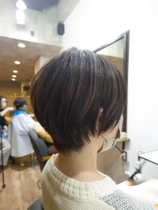 ショート 鶴田 連のヘアスタイル
