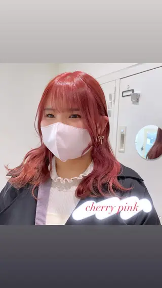 ロング カラー ピンクカラー🎀/ ミルクティー🍼花音のヘアスタイル