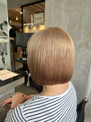 ショート 【縮毛矯正髪質改善】 中山健太のヘアスタイル