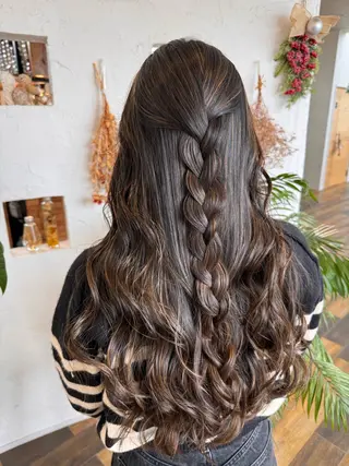 ロング カラー 🌸小掛🌸 豊橋外国人風カラーのヘアスタイル
