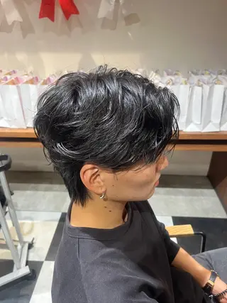 ミディアム パーマ メンズ 🎧メンズパーマ特化 /RUI🎧のヘアスタイル