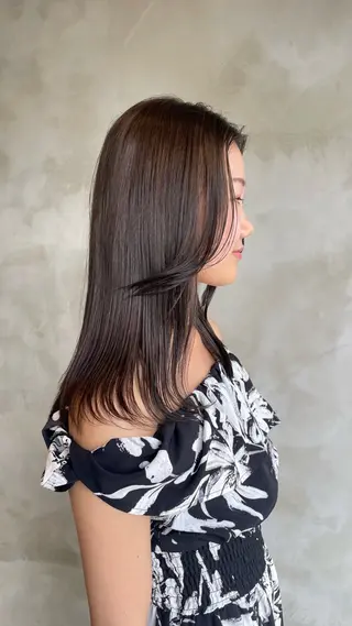 カラー 鎌田 梨瑚のヘアスタイル