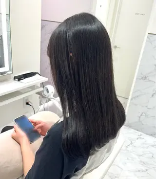 ミディアム カラー Parve Mix 森 美遥🇰🇷🩶のヘアスタイル