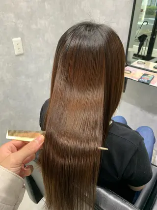 ロング 中川/縮毛矯正/ 高羽　克明のヘアスタイル