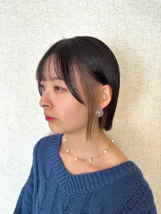 ミディアム 小嶋　薫 ✨無料カットモデル✨のヘアスタイル