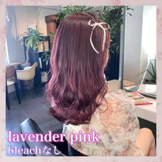 セミロング カラー 💗ガーリーヘア🎀 saki💗のヘアスタイル