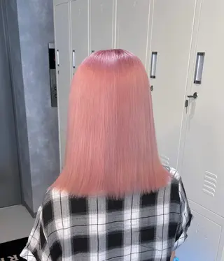 セミロング カラー ʜᴀʀᴜᴋᴀ♱メンズ ウルフ/ブリーチのヘアスタイル