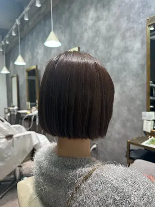 ミディアム カラー 似合わせボブ 🌻 北澤七海のヘアスタイル