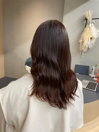 ミディアム カラー ivy所属・🦋うる艶透明感ヘア 今井達也のヘアスタイル