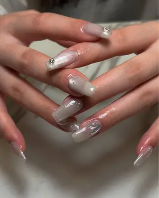 ネイル zuki🌔nail ┆堺筋本町/長堀橋のネイルデザイン