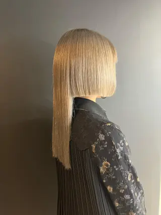 ロング カラー ヘアアレンジ 🦋韓国ヘア 坂本 菜摘🦋のヘアスタイル