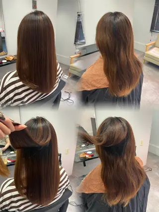 セミロング パーマ 庄内＊三国baron ANJUのヘアスタイル