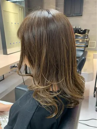 セミロング カラー ❤️Ruminate 日暮里店❤️のヘアスタイル