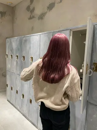 ロング カラー なかやま れいかのヘアスタイル