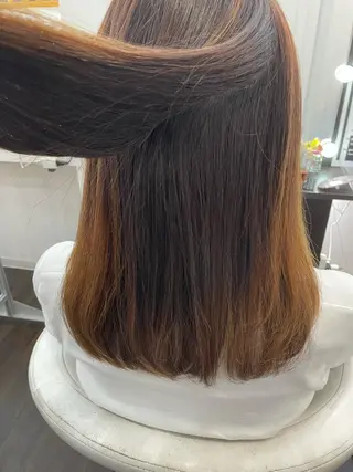 セミロング カラー パーマ 髪質改善FORMA 💫S.Katohのヘアスタイル