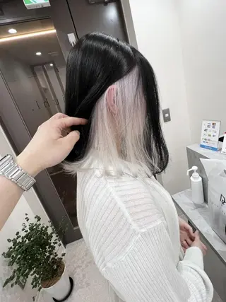 ミディアム カラー ✨【公式】 juhl.横浜✨のヘアスタイル