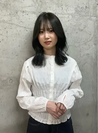 ミディアム カラー ヘアアレンジ ᵐⁱᵏⁱᵏᵒ / レイヤー★のヘアスタイル