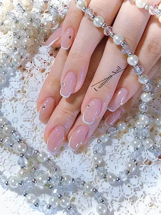 ミディアム ネイル USAMiMi 🐰💕のネイルデザイン