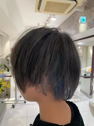 ショート カラー Yamamoto 半個室美容室zinaのヘアスタイル