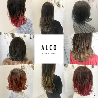 ミディアム カラー ワタイショウタ 髪質改善✨眉毛サロンのヘアスタイル