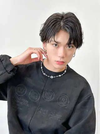 ショート ACES所属・メンズ/渋谷/ かわかみひかるのヘアスタイル