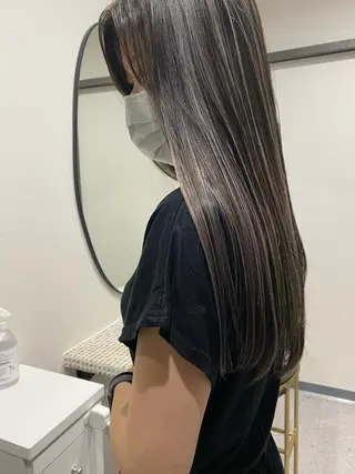 ミディアム カラー JILBLAN京都 ショート/ハイライトのヘアスタイル