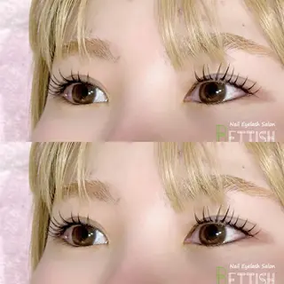 マツエク・マツパ BETTISH🩵 SERIのマツエク・マツパデザイン