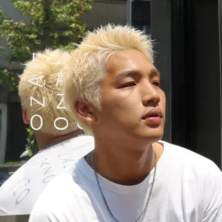 ショート カラー メンズ 小野 康生のヘアスタイル