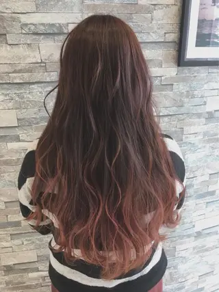 ロング カラー 宍戸 海斗のヘアスタイル