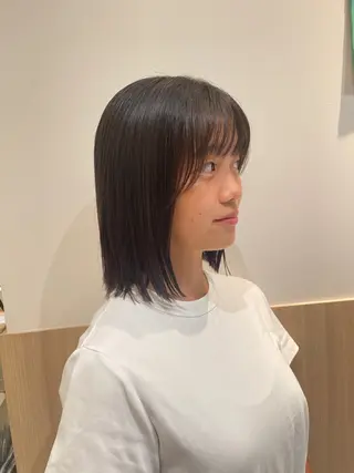 ミディアム 髪質改善✨艶カラー 🎀moka🎀のヘアスタイル