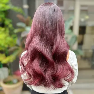 ロング カラー ブリーチなしカラー kana🐱のヘアスタイル