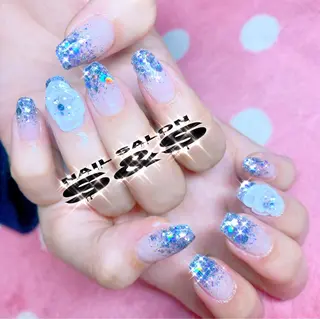 ミディアム ネイル S&S 村田小百合のネイルデザイン