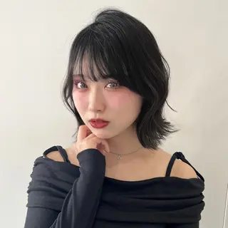 ミディアム 韓国風🫧艶カラー 💟ran💟のヘアスタイル