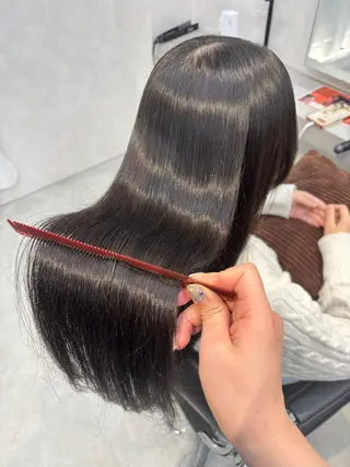 ロング yoshino /ナチュラル縮毛のヘアスタイル