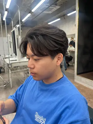 ミディアム パーマ ✨メンズ支持率no1 野上✨のヘアスタイル