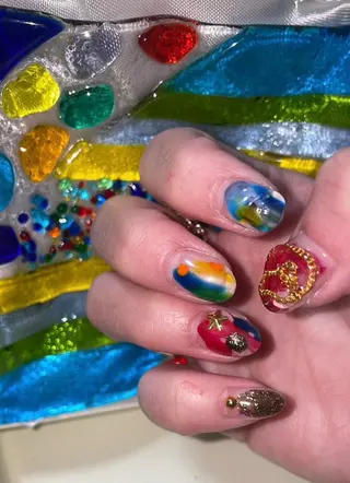 ネイル MITSUKI🪡 海外/個性派/ロングのネイルデザイン