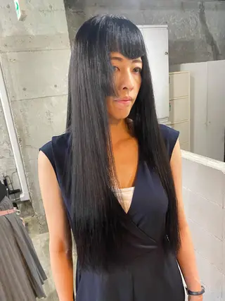 ロング ［似合わせヘア］ ✂︎OGURO✂︎のヘアスタイル