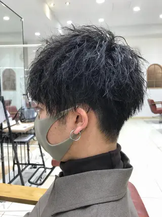 ショート パーマ 中野 克也のヘアスタイル