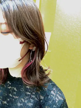 ミディアム カラー 🦋newi hau'oli カナのヘアスタイル